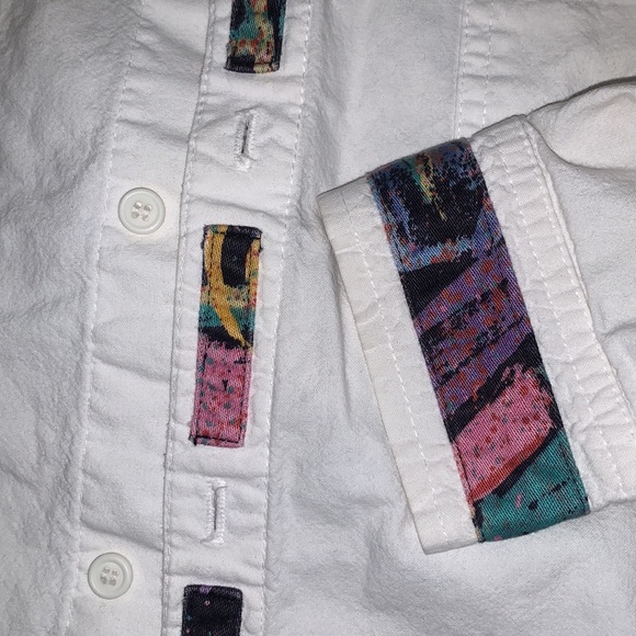 Vintage Abstract Button Up - Picture 3 of 4